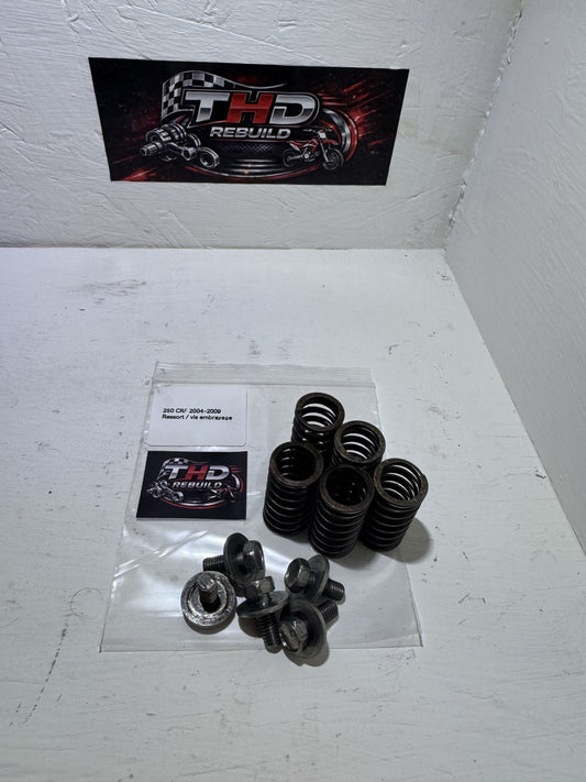 Kit ressort et vis embrayage 250 CRF 2004 à 2009 / 125 CR 2000 à 2007 - Occasion