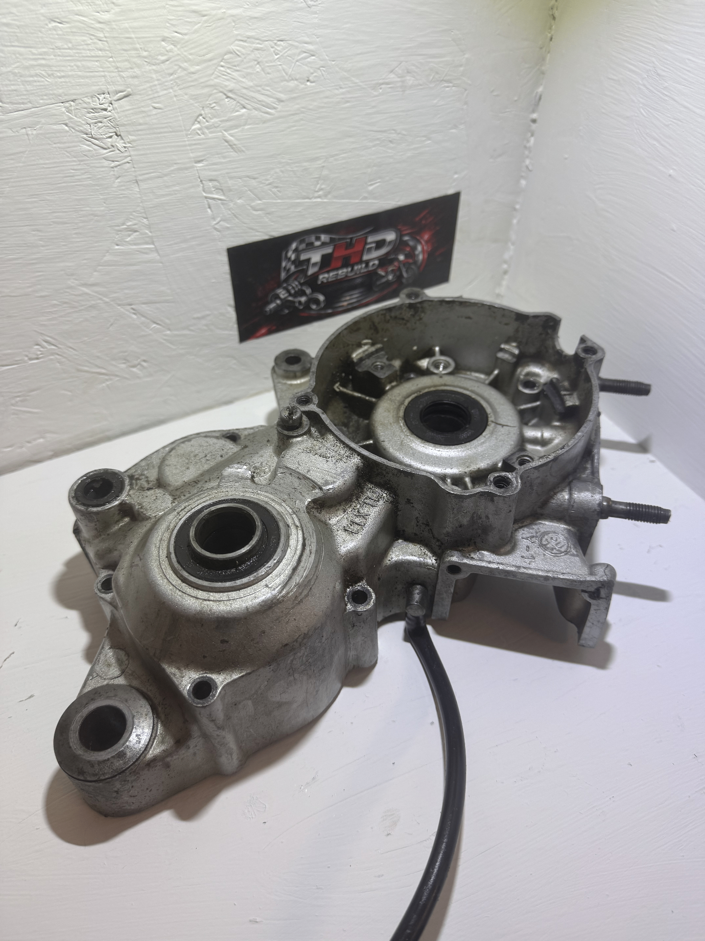 Carter gauche OEM YAMAHA 125 YZ 1989 3JD référence 1LX1511111 Occasion
