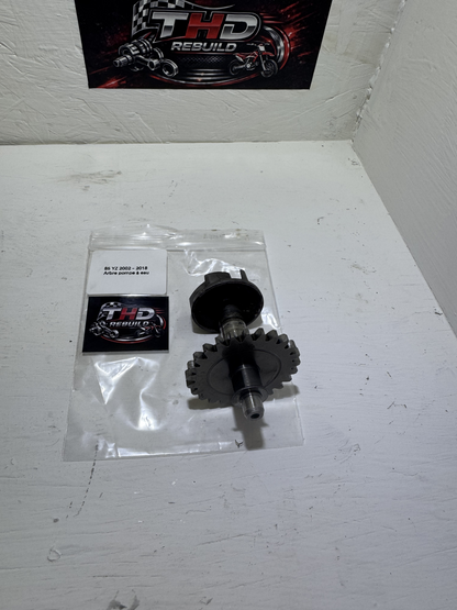 Arbre pompe a eau OEM YAMAHA 85 YZ 2002 à 2018 référence 5PA1245900 Occasion