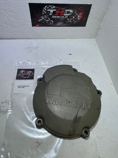 Couvercle allumage OEM KAWASAKI 125 KX 1988 à 1991 référence 140311217 Occasion