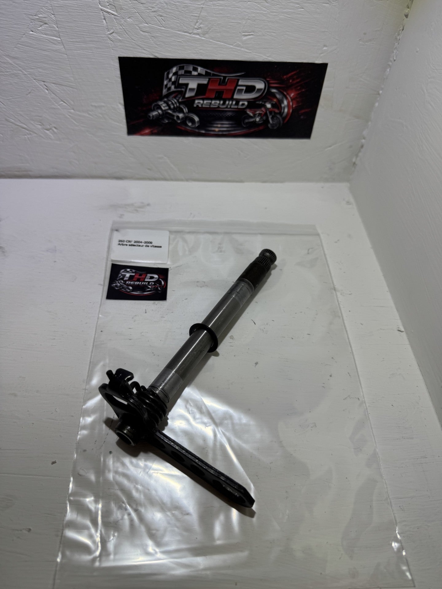 Arbre de sélection OEM HONDA 250 CRF 2004 à 2009 référence 24610KRN730 Occasion